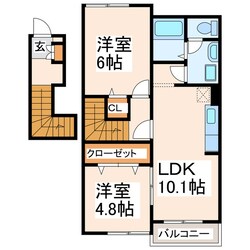 コートカルムの物件間取画像